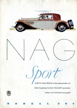 NAG Sport 16/80 PS Sixcylindre 1930 (S0057)